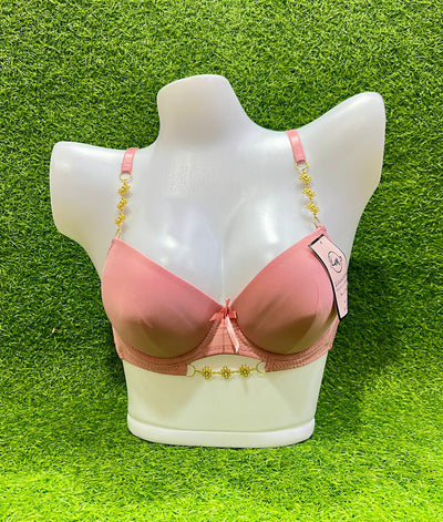 *Beautiful double pad bra, with fancy straps,